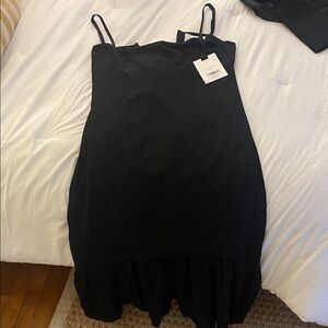 Pomander Place Black Mini Dress
